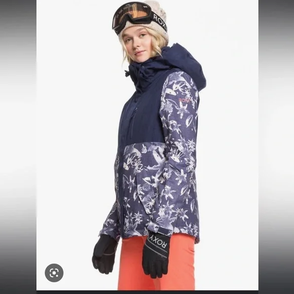 โ๏ธ ROXY JETTY BLOCK SNOWBOARD JACKET NWT โ๏ธ๐ฟ - Picture 3 of 12